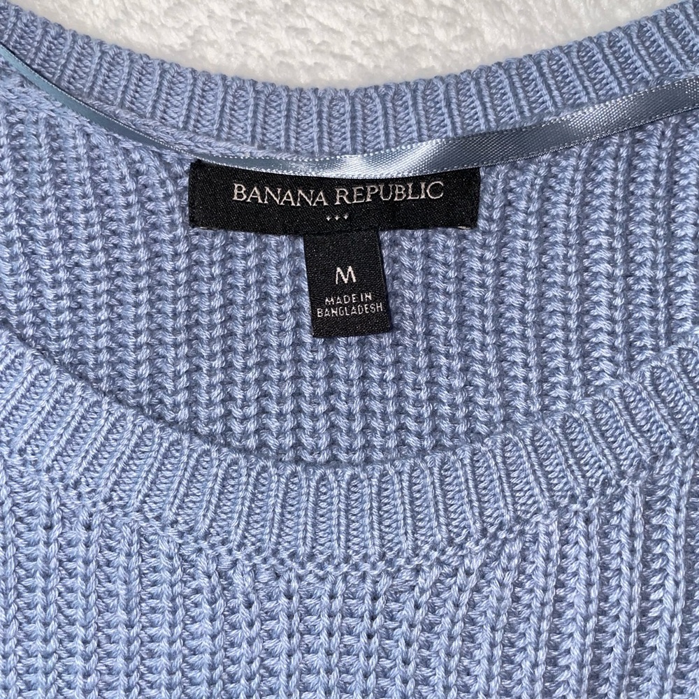 Light Blue Banana Republic Sweater, Size: M